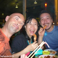 David, Boune, et Yutaka